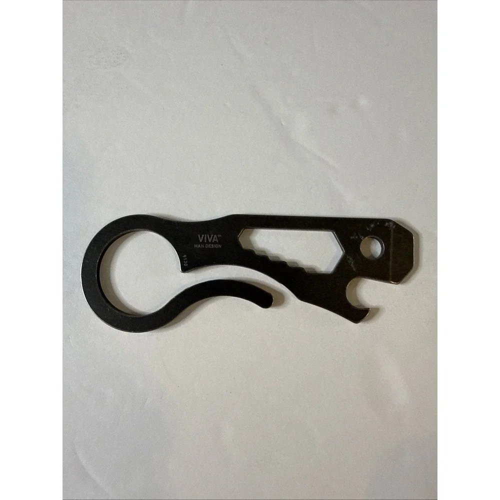 CRKT VIVA Multi-Tool and Bottle‎ Opener Model 9130 Metal Flat Prybar Screwdriver
